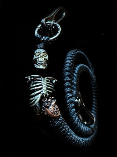 Three part skeleton wallet - three,