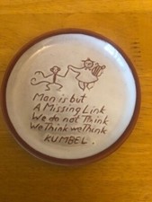 Vibeke Utke Ramsing Small Terracotta Pin dish, Denmark KUMBEL Keramisk Ateliers