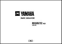 YAMAHA RD 350 LC 4LO PARTS LIST MANUAL CATALOGUE RZ 350 nos 4L0