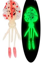 x3 Sea fishing Lure Squid jig  with one glow in dark approximately 10cm