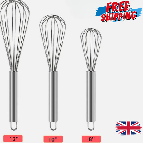 Stainless steel hand whisk - stainless,