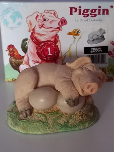 Piggin broody collectable - piggin,