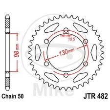 CROWN 47 TEETH 530 SILVER