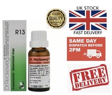 UK Dr. Reckeweg R13 Hemorrhoidal Drop Hard Stools Backaches Flatulence 22 ml