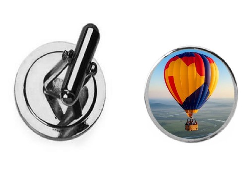 Hot air baloon dome - hot, cufflinks