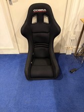 Cobra Suzuka T FIA Bucket Sport Seat - Black Spacer Fabric (2022 Dated)