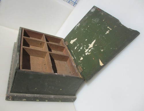 Large antique wooden tool - tool, box