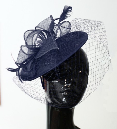 Saucer sinamay headband - saucer,