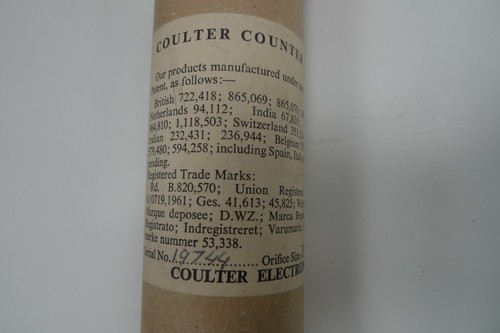 Coulter counter - coulter,
