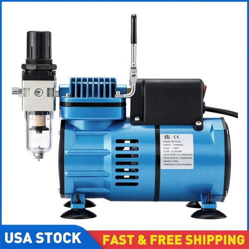 Airbrush compressor kit dual - airbrush,