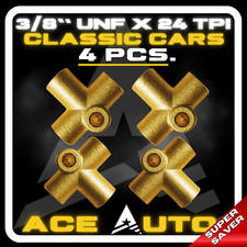 4X Classic Car 3 Way Brass