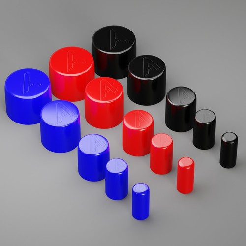 End cap silicone rubber - cap,