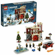 Lego 10263 Creator Expert Winter Village Fire Station - Brand New In Damaged Box