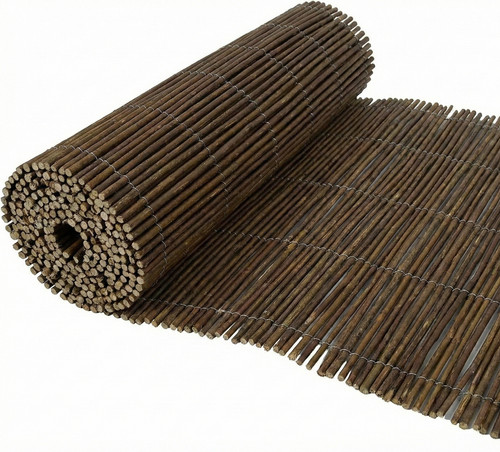 Wooden willow garden fence - wooden,