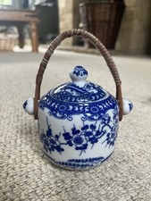 Vintage Thomas Webb blue &