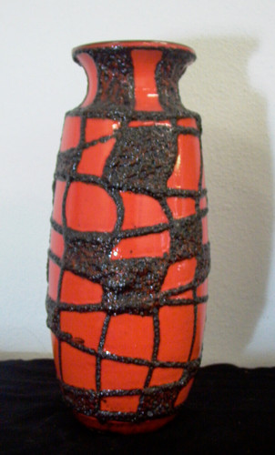 Fat lava vase h41cm - vase,
