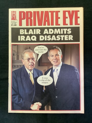 Private eye magazine - magazine, nov/dec