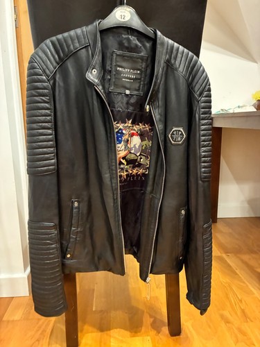 Philipp plein leather - philipp, jacket
