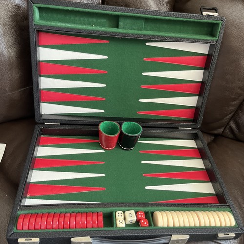 Vintage large backgammon set - large,