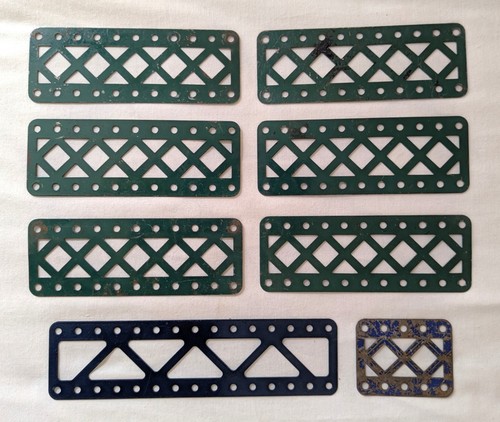 Vintage meccano braced girders - meccano,