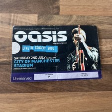 OASIS CONCERT USED TICKET STUB