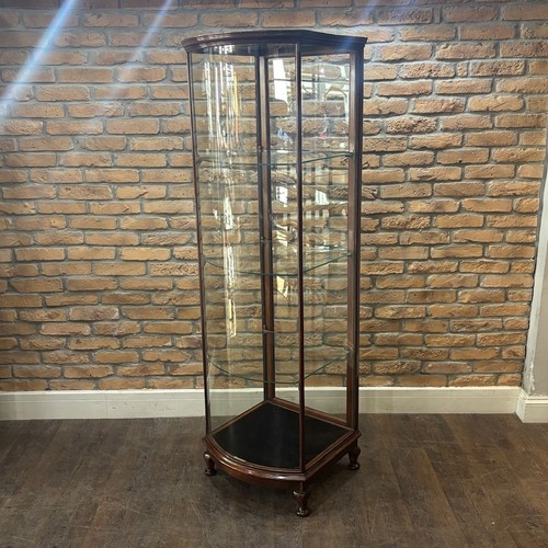 Mahogany bow front - front, display