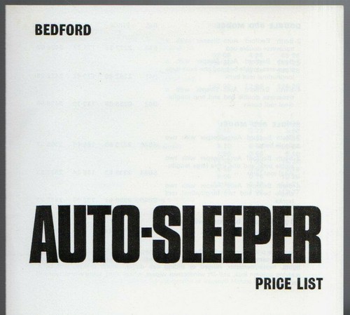 Bedford auto sleeper - bedford, cf