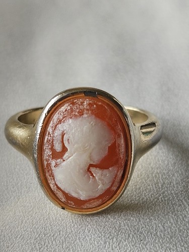 Vintage trifari cameo - vintage,