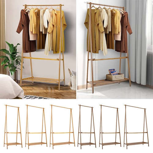 Folding wooden clothes rail - clothes,