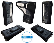 Sepura Radio Holder STP Leather Case Communications Device Carrier UK Forces