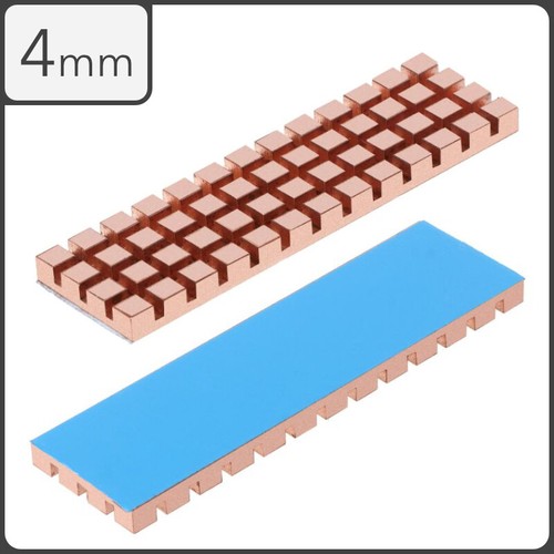 Copper heatsink 4mm thermal - heatsink,