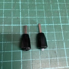 Vintage RADIOSPARES Clix/Wander Type Plug - Black - Lot RS1 - 1 Piece