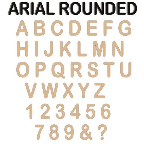 Arial rounded bold font - bold,