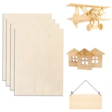 DIY Craft Wooden Sheet Blanks 1.8mm & 2.6mm Unfinished for Pyrography Painting