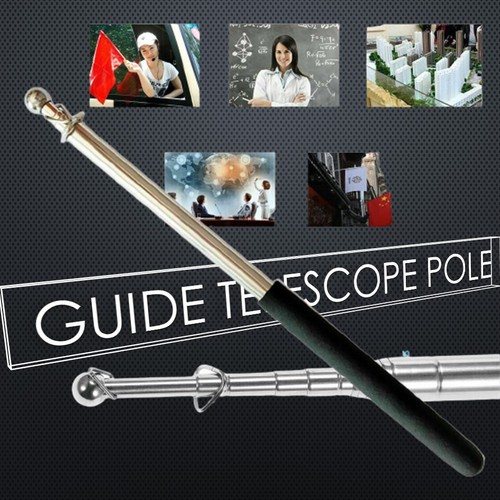 Telescopic flag pole - telescopic,
