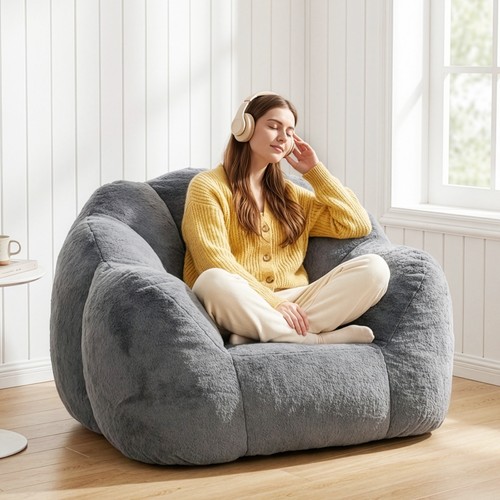 Floral shaped bean bag chair - floral,