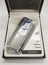 Vintage Colibri Cigar Pipe Lighter Dual Jet Sturdy Well Made Gas Working Order