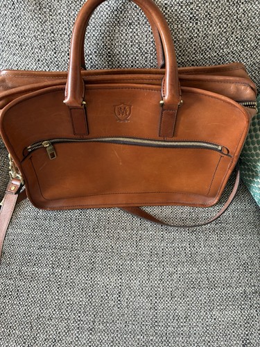 Massimo dutti briefcase tan - dutti,