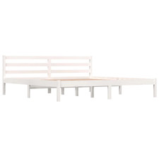 vidaXL Solid Wood Pine Bed Frame Platform Bedstead Multi Colours Multi Sizes