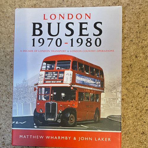 London buses 1970 1980 - book,