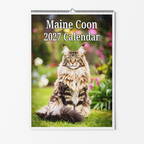 Maine coon cat wall - cat, calendar