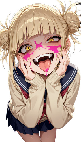 Toga himiko crazy smile vinyl - toga,