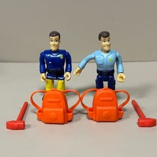 Lot 2pcs Fireman Sam