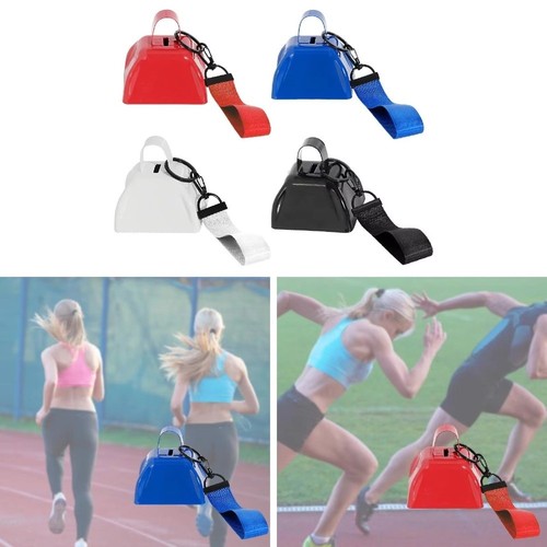Iron metal cowbell with wrist - cowbell,