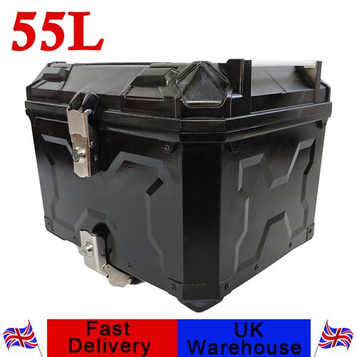 55l black motorcycle - black, top