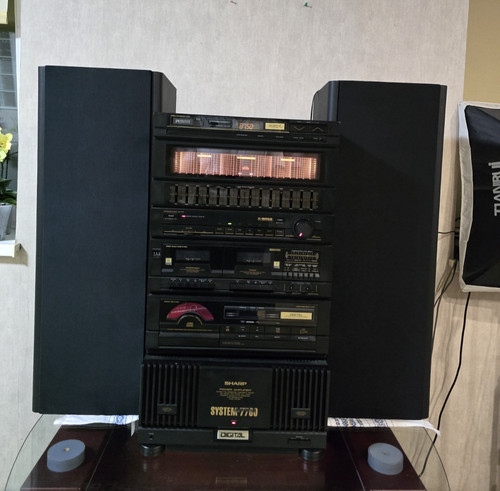 System sharp 7700 rare vintage - system,