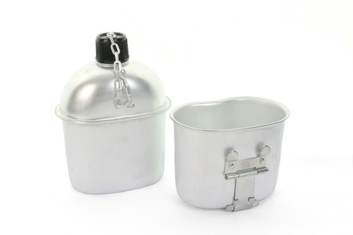 Army ww2 water bottle - water, and