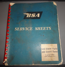 BSA Service Sheets 500 OHV &