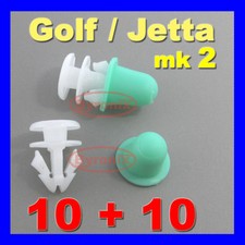 VW MK2 Golf Jetta DOOR SIDE MOULDING CLIPS TRIM STRIP WHEEL ARCH RUBBING STRIP