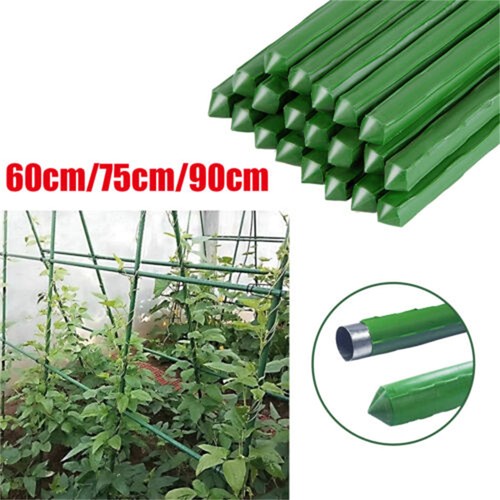 Green garden plant stakes - garden,